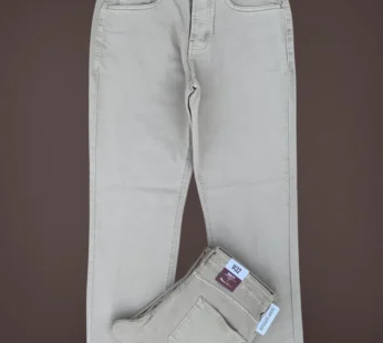 Men’s Straight Fit Light Beige Jean