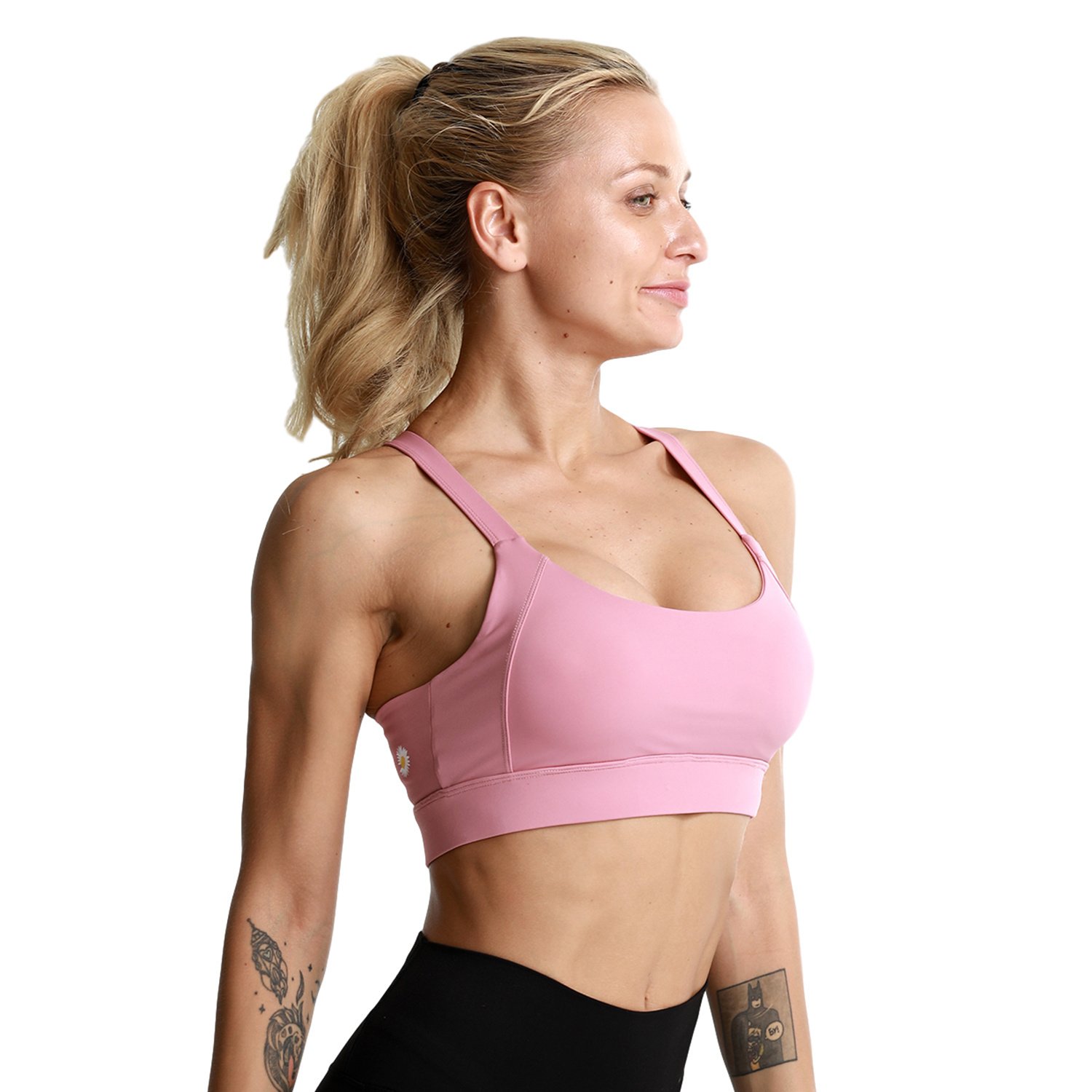 Shockproof Cross Straps Bra Running Gym Sports Bra Top - Image 3