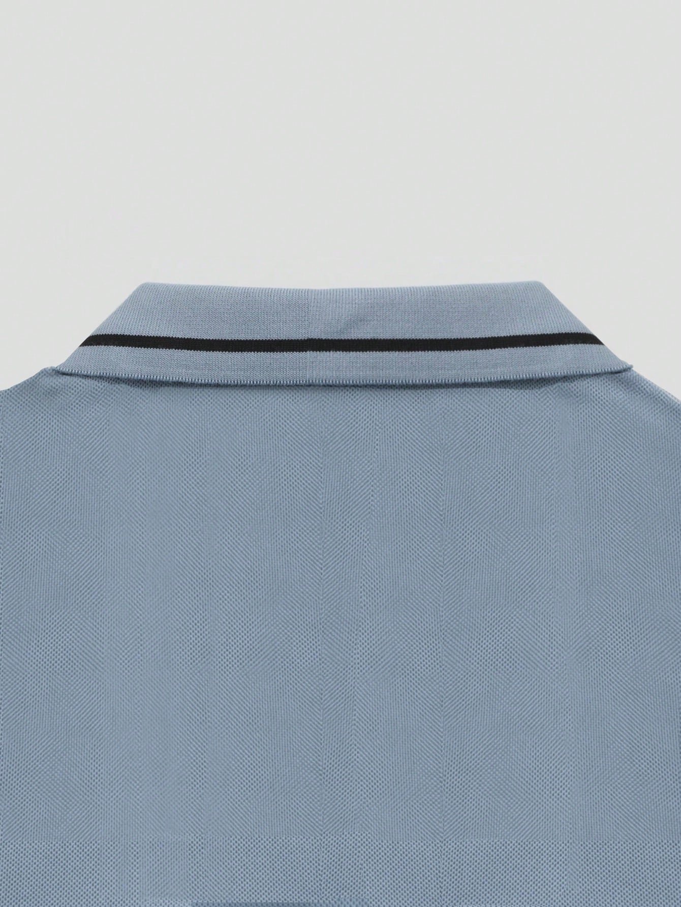 Men’s Short Sleeve Polo Shirt – Button-Up Collar Color Block Golf & Business Style - Image 5