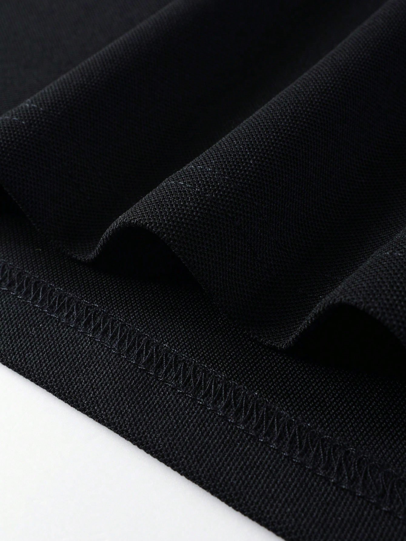 Men’s Solid Color Short Sleeve Polo Shirt – Classic Casual Style - Image 3