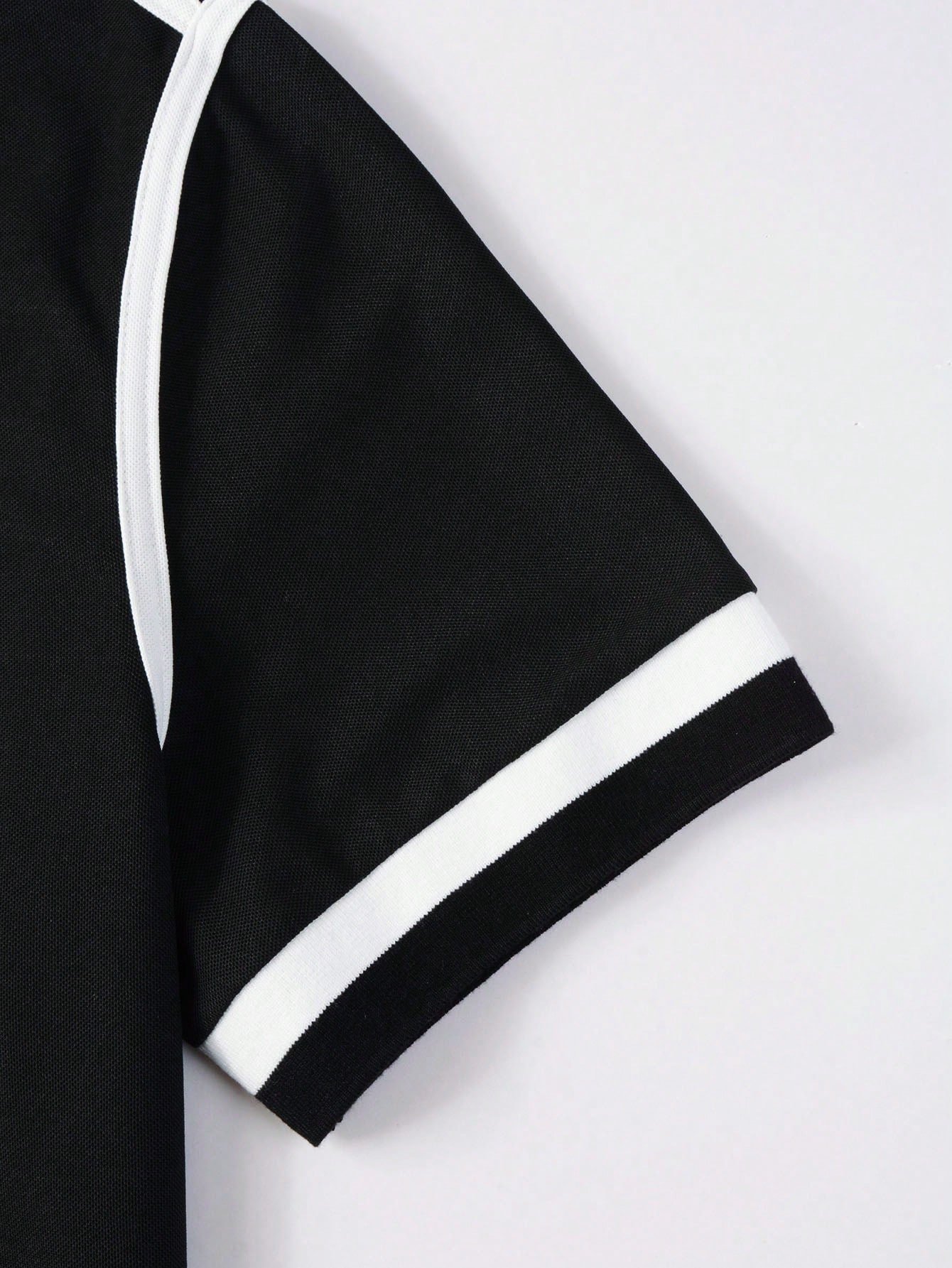 Men’s Solid Color Short Sleeve Polo Shirt – Classic Casual Style - Image 4