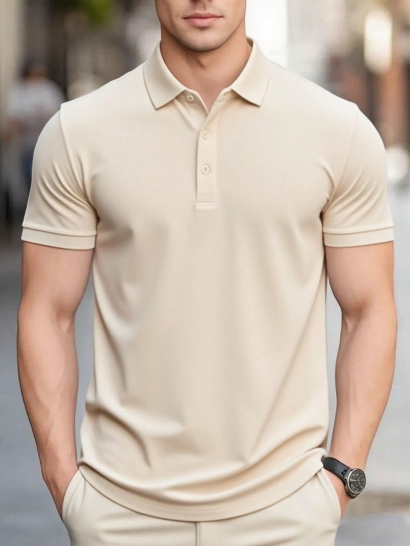 Men’s Business Polo Shirt – Perfect for Professional Workplace Attire