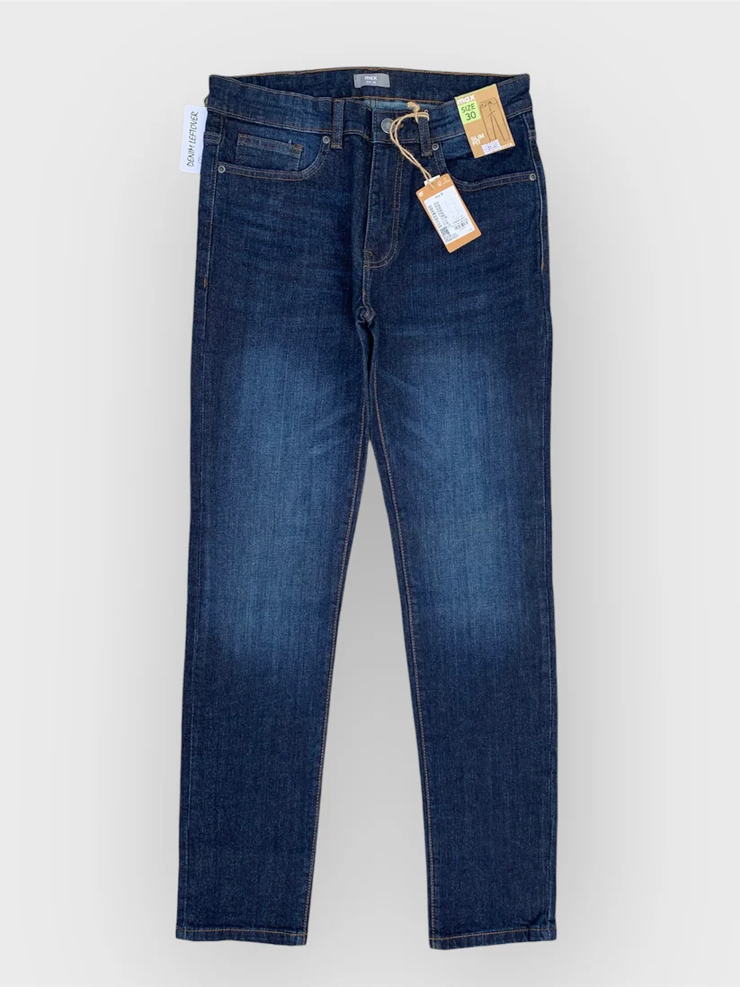 Men's Slim Fit Dark Blue Jean - Image 3