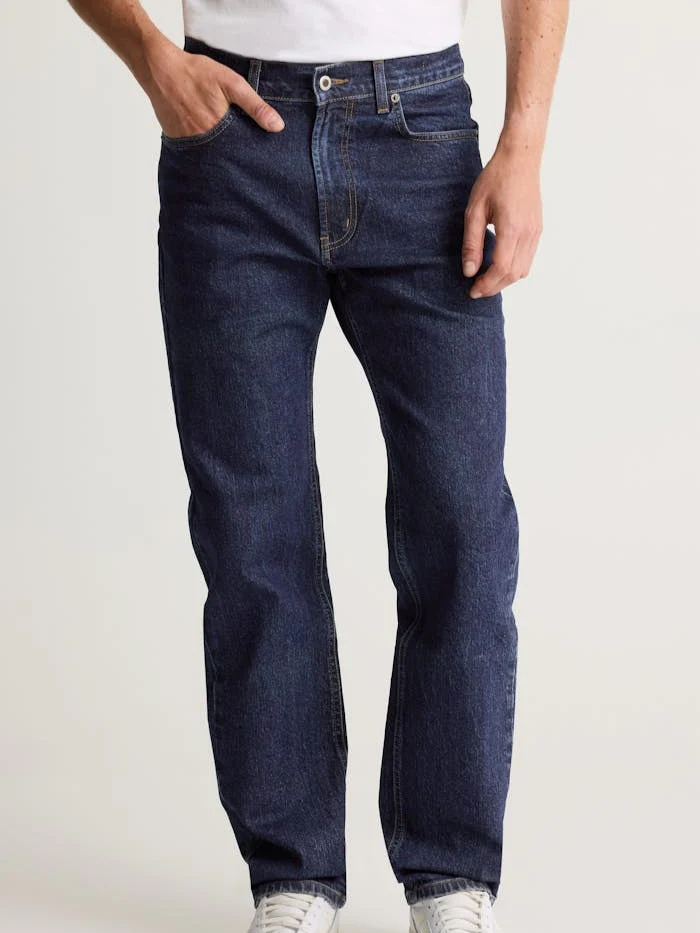 Men's Straight Fit Dark Blue Jean