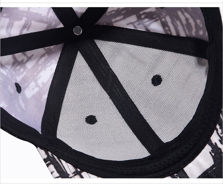 Black And White Mesh Sun Visor Foreign Trade Hot Style Caps - Image 4