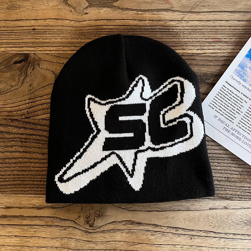 Knitted Hats Hip-hop Style Letter Caps Warm Outdoor Wear - Image 10