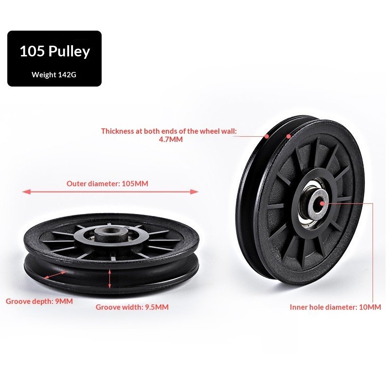 Nylon Silent Gym Frame Pulley Accessories - Image 9