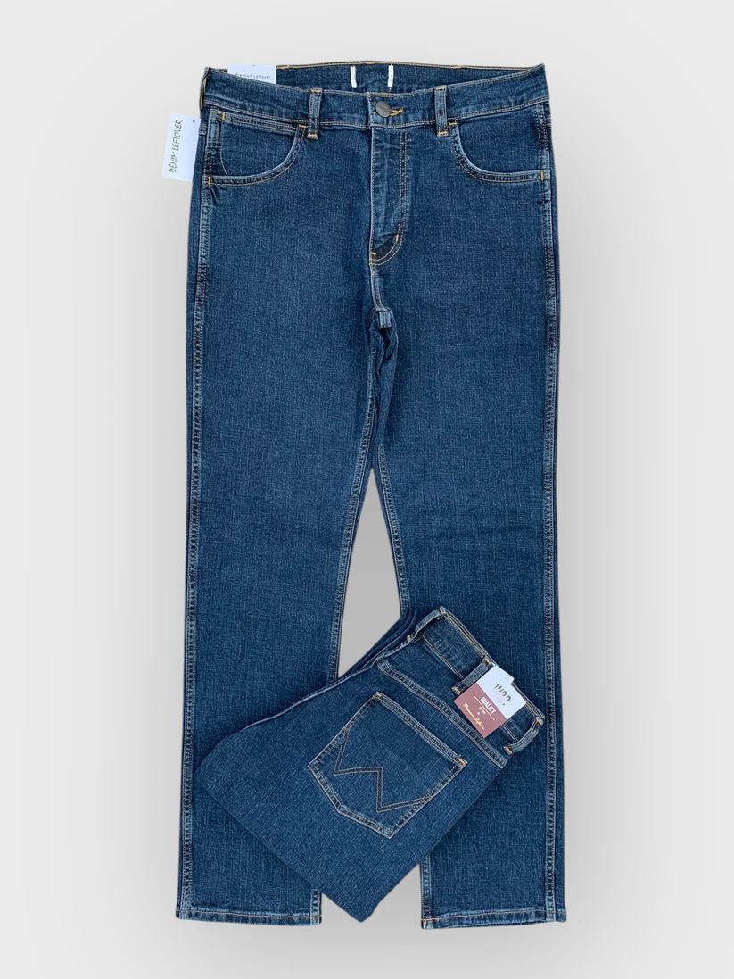 Men's Straight Fit Dark Blue Jean