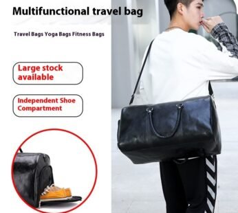 Pu Retro Business Traveling Luggage Bag Large Capacity Short Trip Bag
