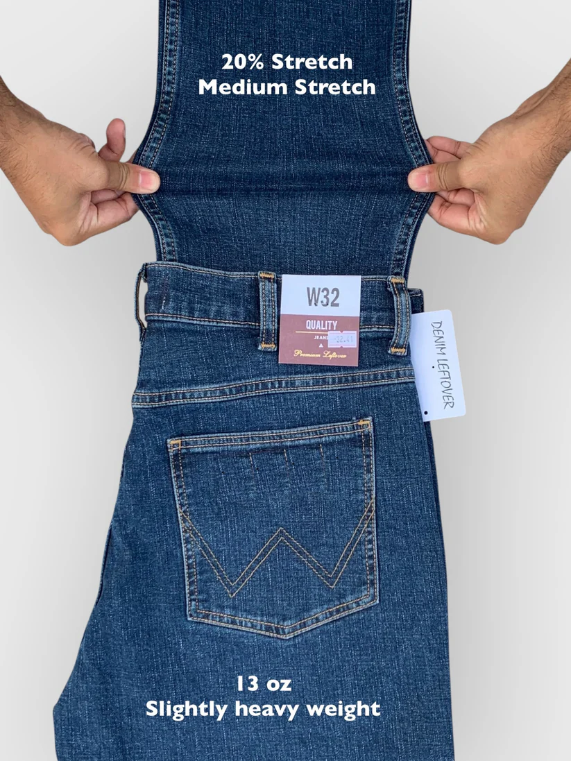 Men's Straight Fit Dark Blue Jean - Image 2