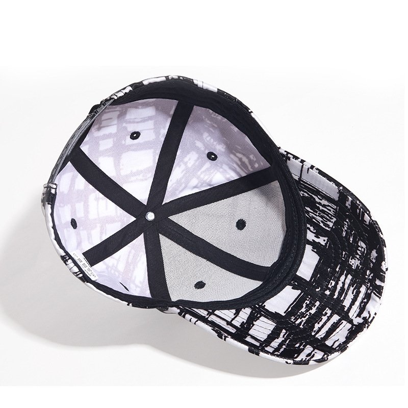 Black And White Mesh Sun Visor Foreign Trade Hot Style Caps - Image 7