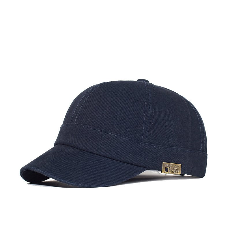 Vintage Short Brim Cotton Men Women Soft Dad Hat Adjustable Trucker Style Low Profile Caps - Image 5