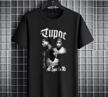 TUPAC COTTON GRAPHIC TEE FOR MEN