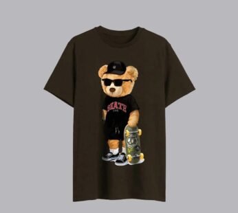 VOGUE BEAR COTTON GRAPHIC TEE FOR MEN