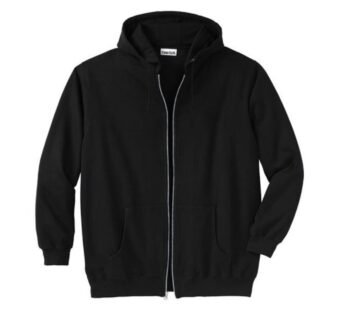 Black Fleece Big & Tall Size Zipper Hoodie