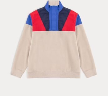 OVERSIZE PANELED SWEATSHIRT
