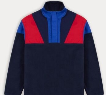 OVERSIZE PANELED COLOR BLOCK SWEATSHIRT