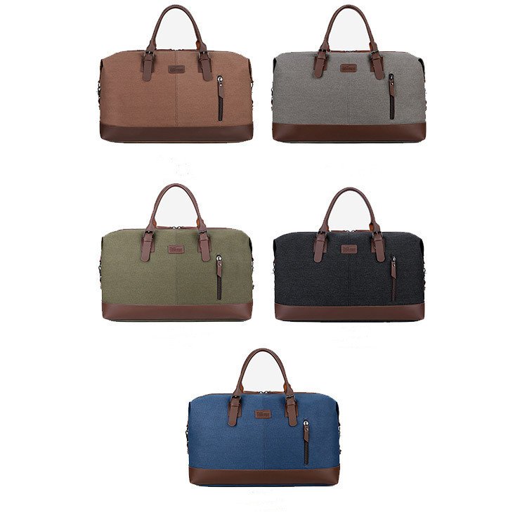 Canvas Travel Bag Men's Gym Bag Outdoor Luggage Bag - Image 2