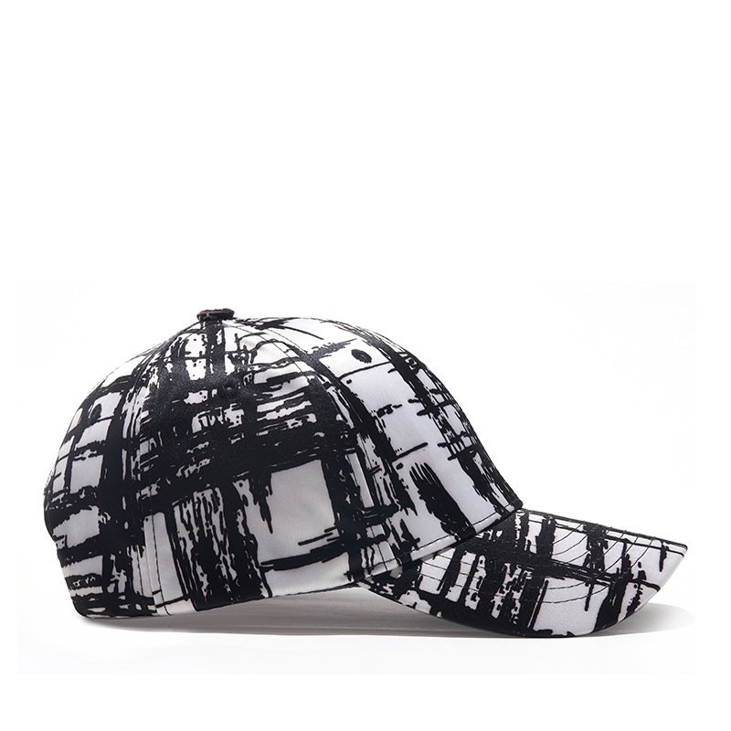 Black And White Mesh Sun Visor Foreign Trade Hot Style Caps - Image 5