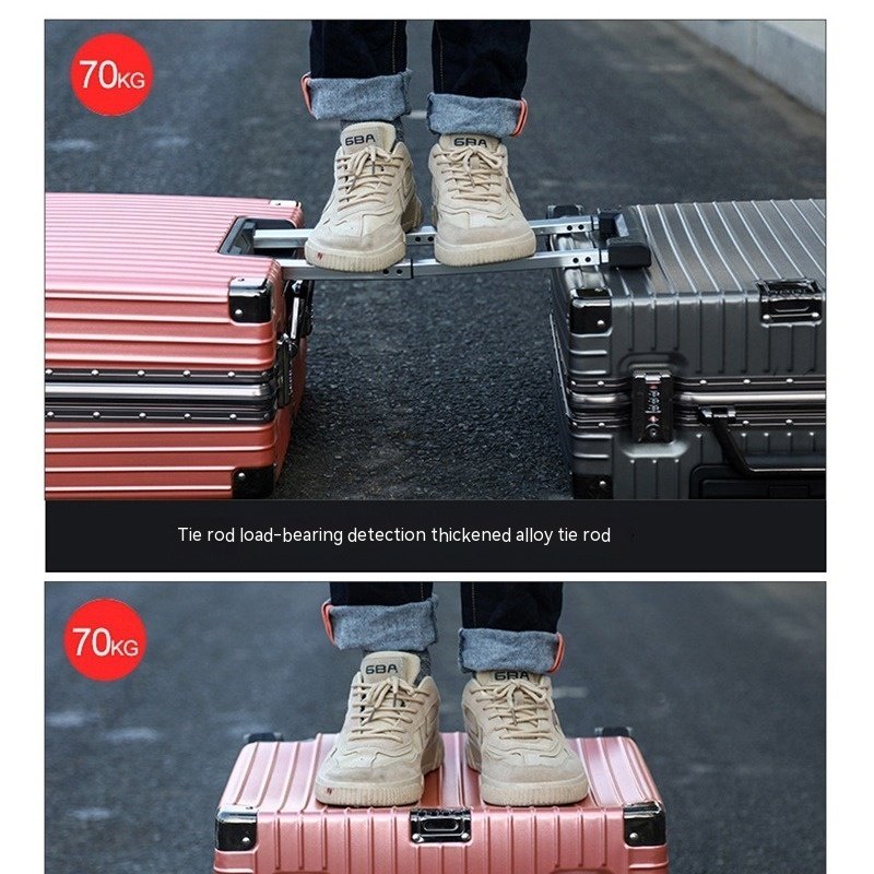 Horizontal Square Aluminum Frame Draw-bar Luggage Boarding Machine - Image 2
