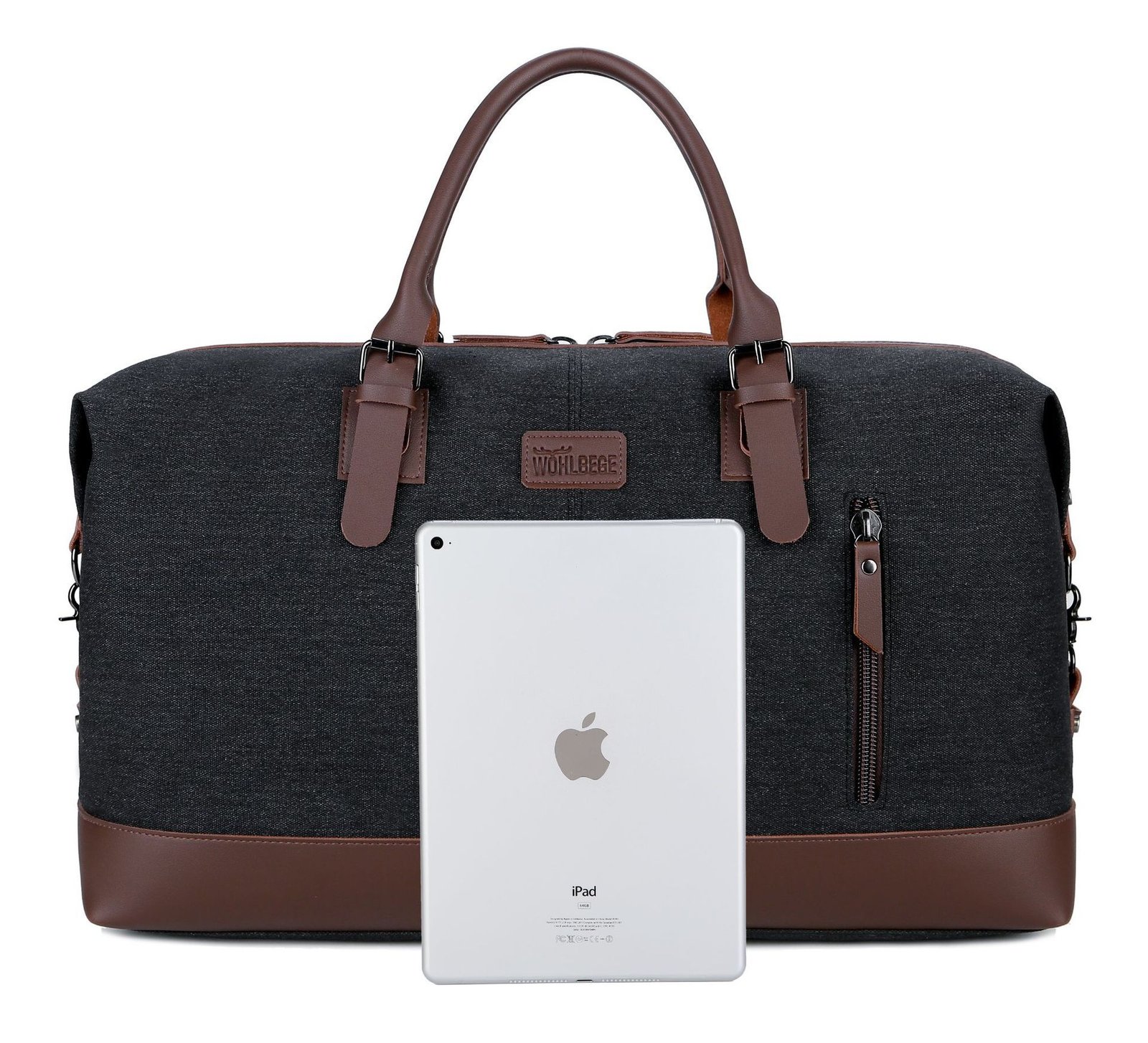 Canvas Travel Bag Men's Gym Bag Outdoor Luggage Bag - Image 3