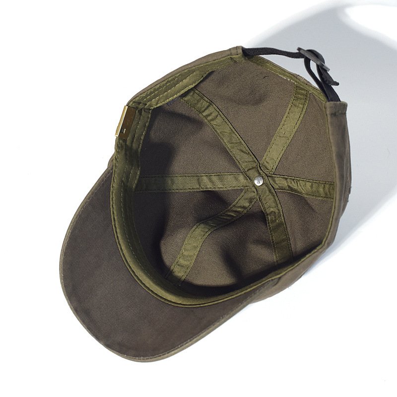 Vintage Short Brim Cotton Men Women Soft Dad Hat Adjustable Trucker Style Low Profile Caps - Image 6