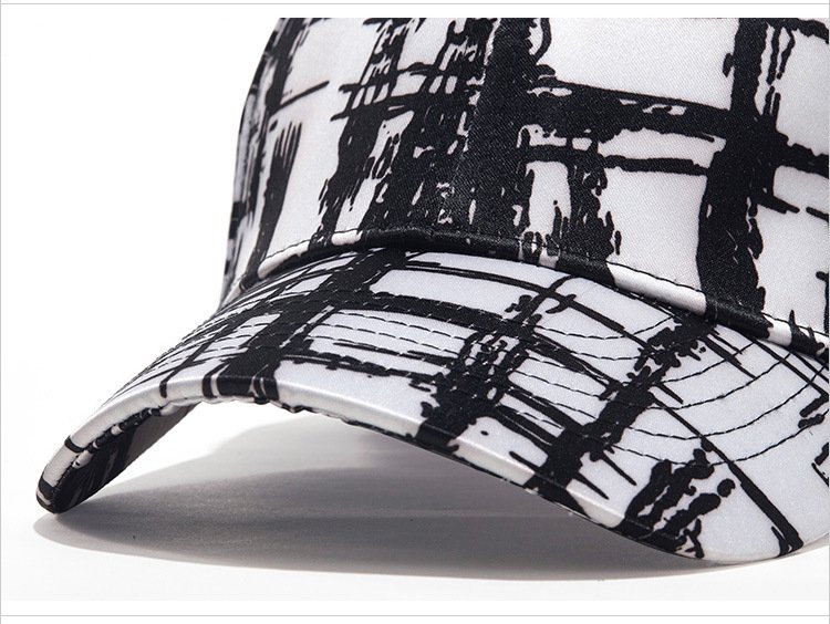 Black And White Mesh Sun Visor Foreign Trade Hot Style Caps - Image 6
