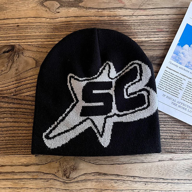 Knitted Hats Hip-hop Style Letter Caps Warm Outdoor Wear - Image 9