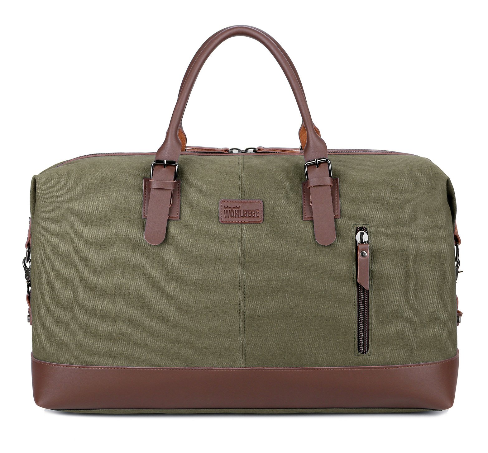 Canvas Travel Bag Men's Gym Bag Outdoor Luggage Bag - Image 8