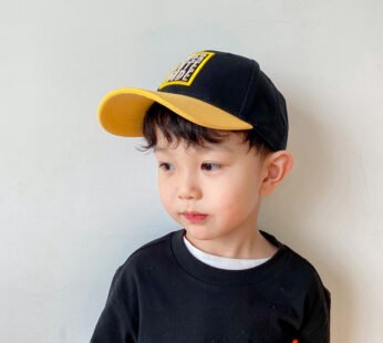 Boys And Girls Casual Color Matching Embroidery Caps