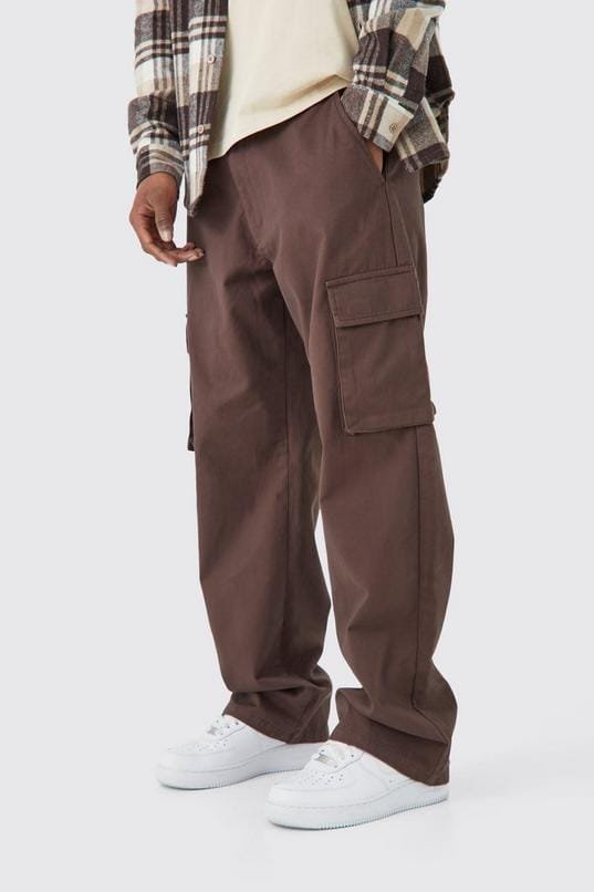 Fixed Waist Relaxed Fit Cargo Trouser