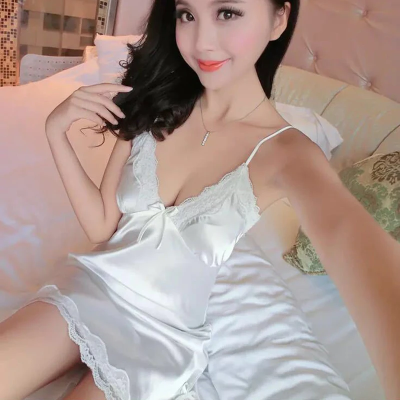 New Arrival Women Sexy Spaghetti Strap Sleeping - Image 5