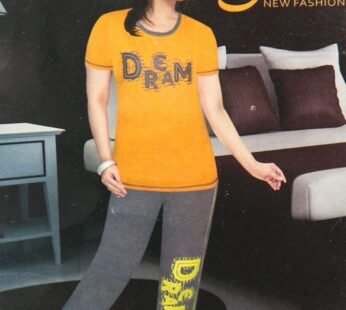 Ladies Nightdress & Pajama Sets with T-shirt by 3 Star