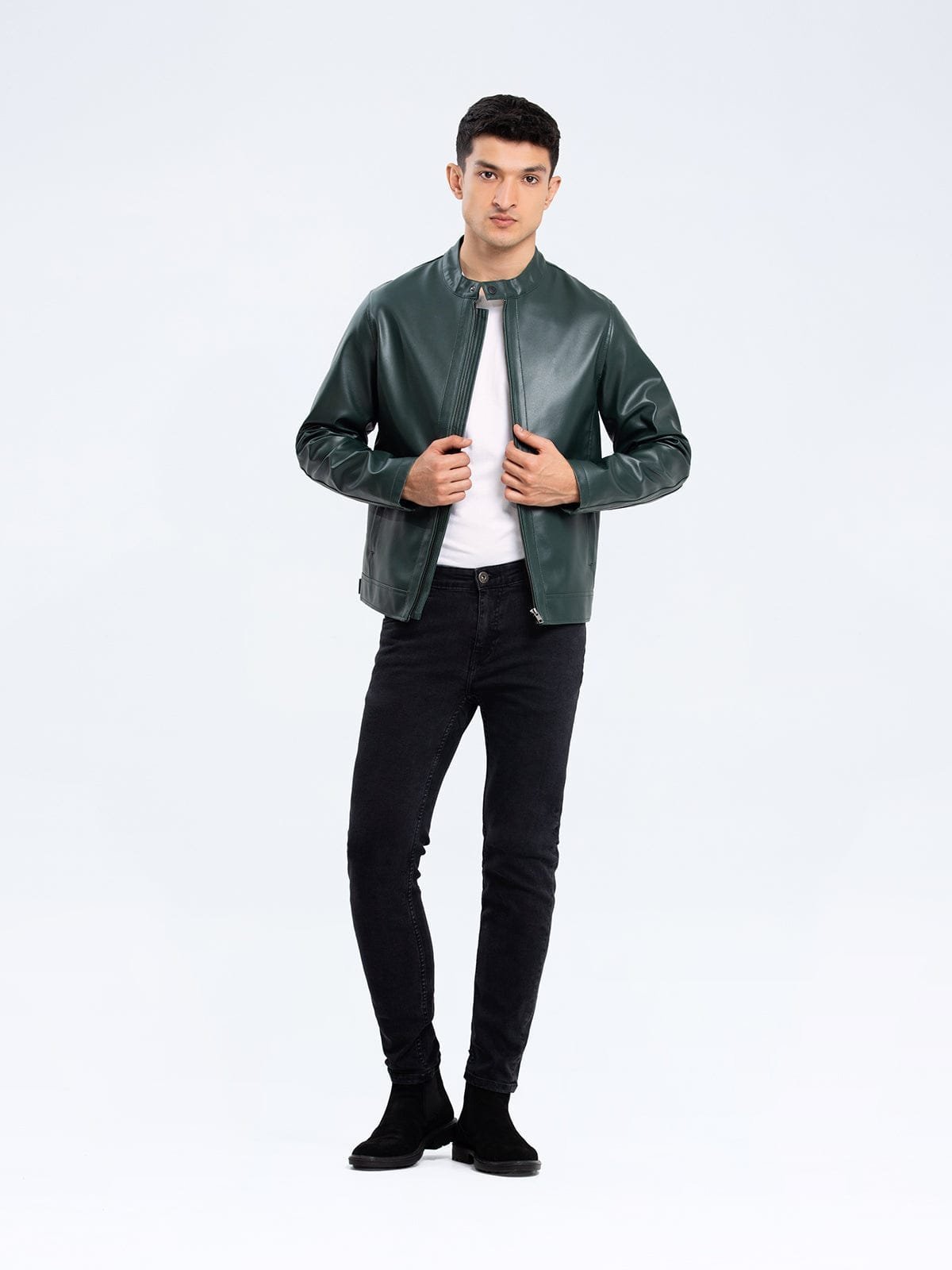 Leatherite Jacket - FMTJ23-002
