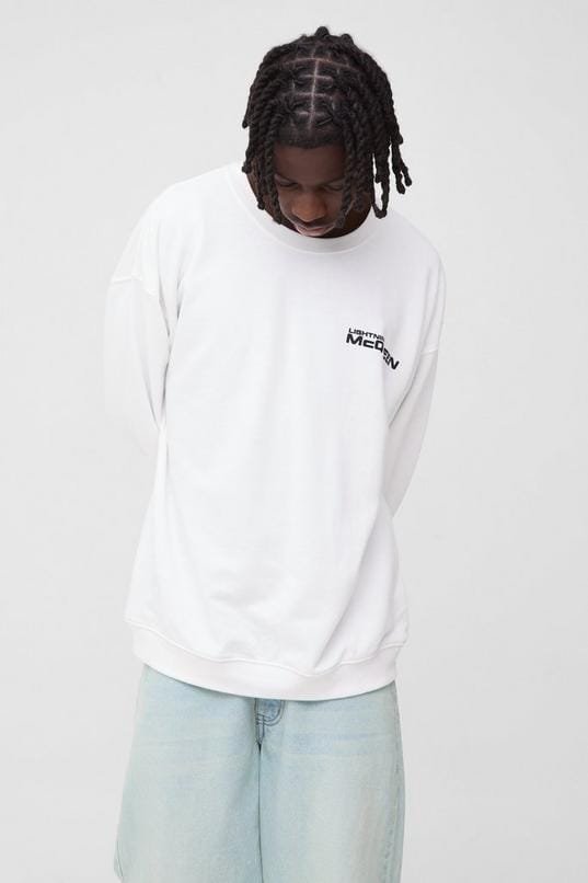 Oversized Disney Cars License Print Sweatshirt