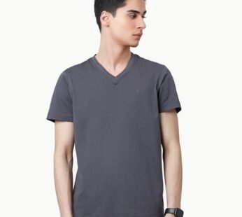 Regular Fit V-Neck Basic Tee – FMTBT23-016