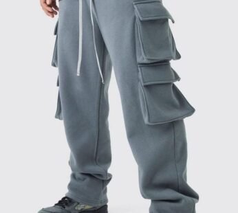 Relaxed Fit Double Pocket Cargo Jogger