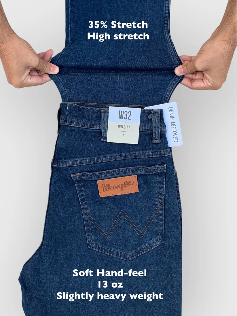 Men's Relaxed Fit Blue Black Jean - Image 2
