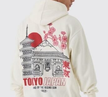 Tokyo Back Print Hoodie