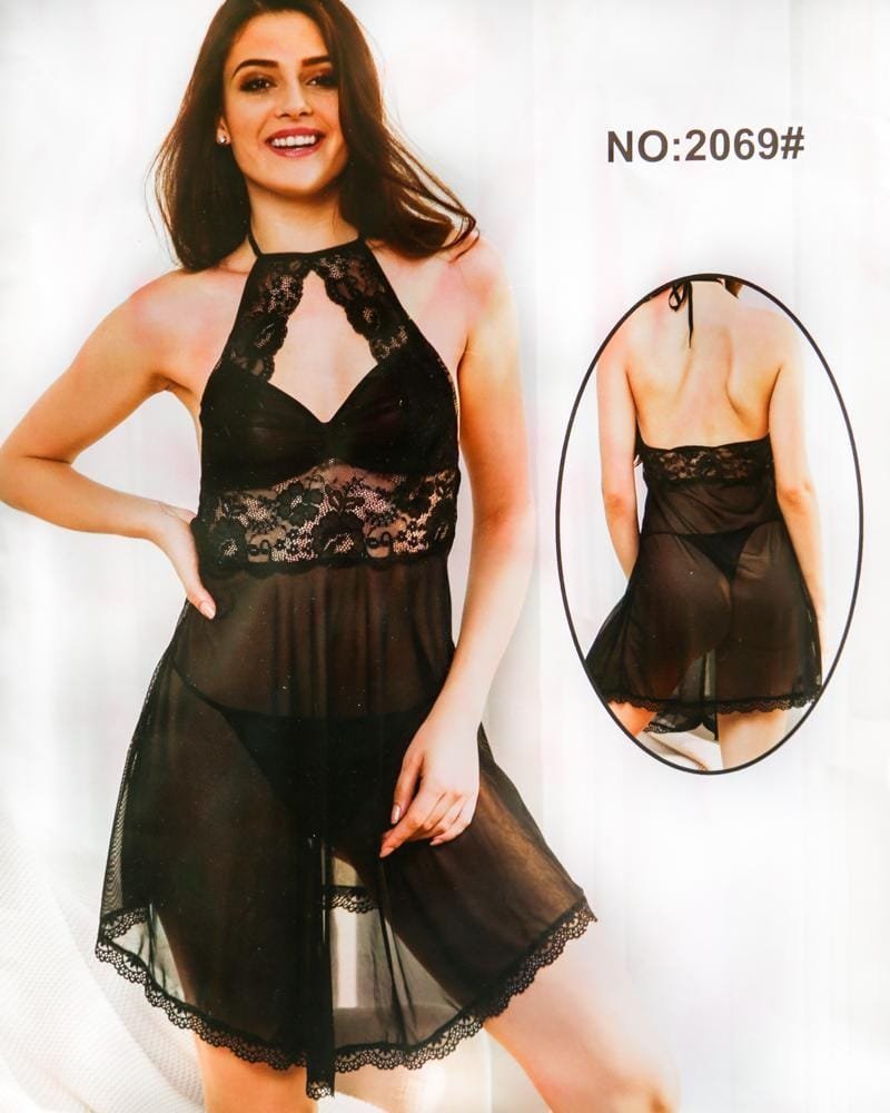 Women Sexy Lace Nighty Babydoll Sleepwear Nightwear